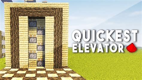 minecraft simple elevator|redstone elevator in minecraft.